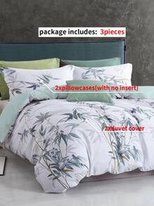 Bộ vỏ chăn hình bông hoa không có chất làm đầy - Nhiều màu - Xem 7