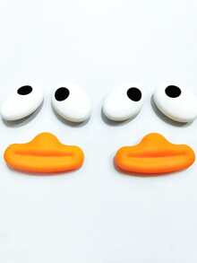 6 piezas Decoración de zapato con diseño de dibujos animados - Multicolor - Ver 3