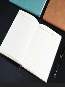 1個 A5 ランダムカラー ノート - グリーン - チェックする 2