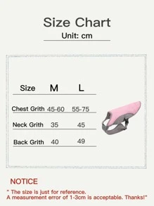 1pc Mesh Pet Life Jacket - Pink - View 3