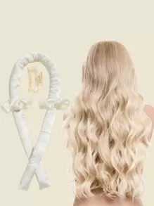 4 piezas de conjunto de accesorios para el cabello con aspecto de moda de personas desaliñadas - Blanco - Ver 2