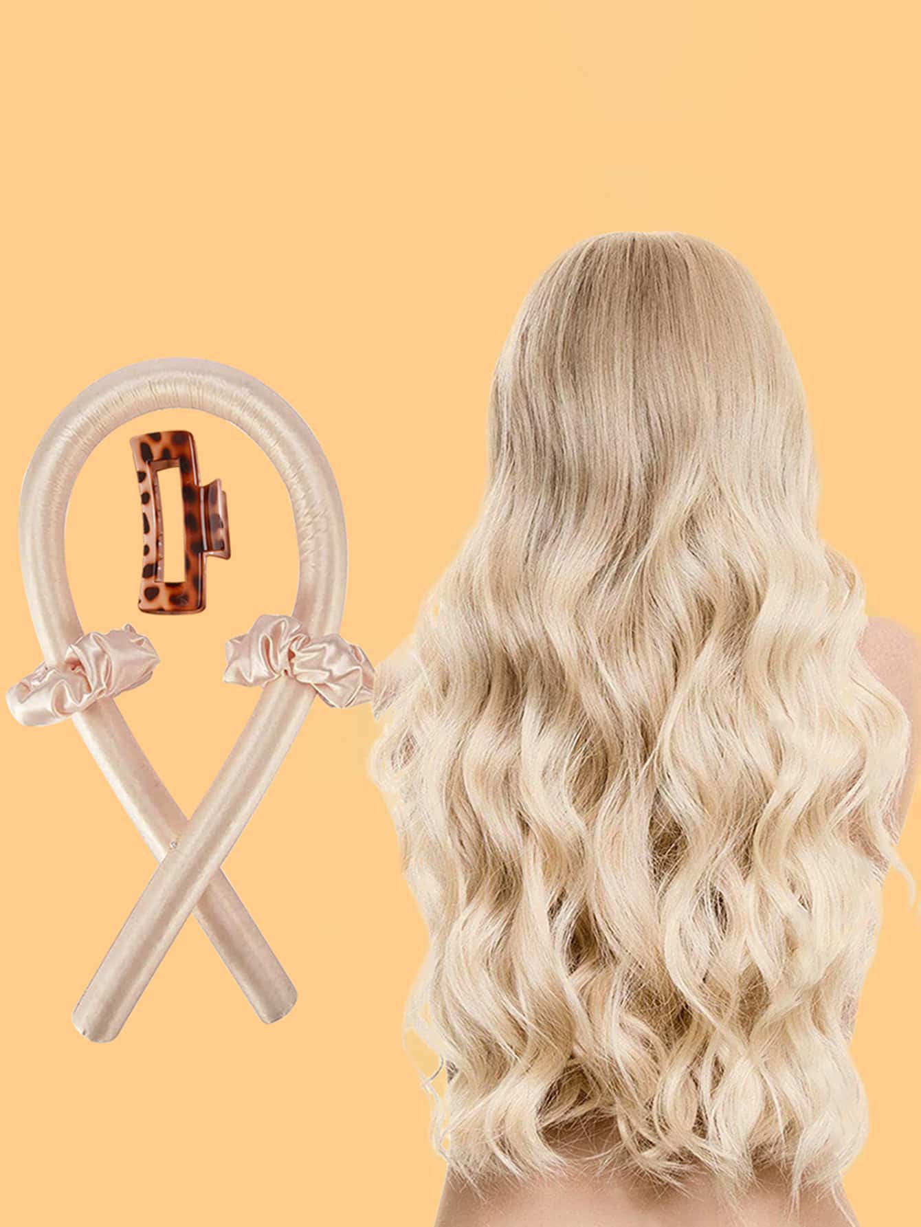 Conjunto de 4 piezas de accesorios para el cabello de persona desaliñada - Champán - Ver 1