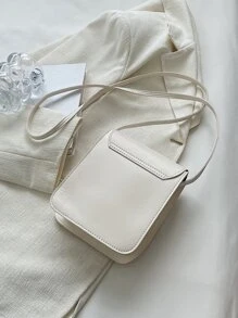 迷你字母图案翻盖方形包轻便时尚白领上班族大学工作商务通勤办公室礼物 iPhone 包迷你字母图案方包钱包教师礼物送给女朋友的礼物女士礼物礼物手机钱包钱包手机包女士钱包