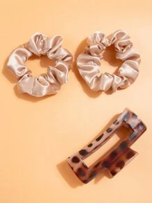 Conjunto de 4 piezas de accesorios para el cabello de persona desaliñada - Champán - Ver 7