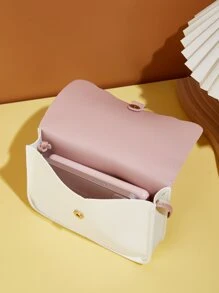 Wodoodporna, lekka, biznesowa mini torba na ramię ze sztucznymi perłami z wycięciem w kształcie muszelki dla nastolatek, kobiet, studentek, nowicjuszy i pracowników umysłowych Idealna do biura, uczelni, pracy, biznesu, dojazdów do pracy - Różowy - Zobacz 4