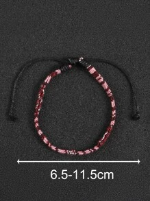 Men Color Block Anklet - Multicolor - View 3