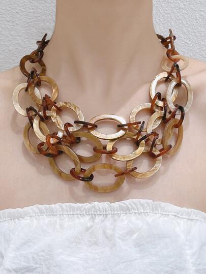 Minimalist Layered Chain Necklace