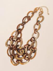 Minimalistisk lagerkedjehalsband - Multifärgad - Visa 2