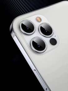 3入組鷹眼鏡頭保護適用於iphone - 銀色 - 查看 2