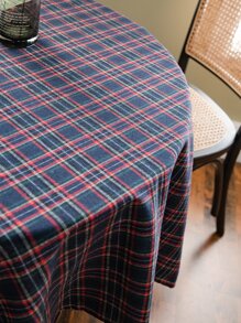 Khăn trải bàn họa tiết kẻ sọc - Nhiều màu - Xem 2