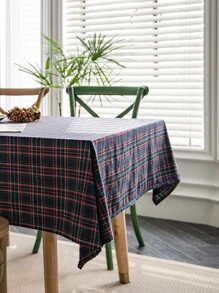 Khăn trải bàn họa tiết kẻ sọc - Nhiều màu - Xem 5