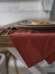 1pc Red Soft And Skin-friendly Napkin