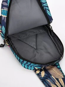 TIANDINGYU Mini Men Cartoon Print Sling Bag Chest Bag - Multicolor - View 6