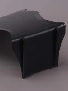 1pc/10pcs Clear Plastic Small Necklace Display Stand - Black - View 4