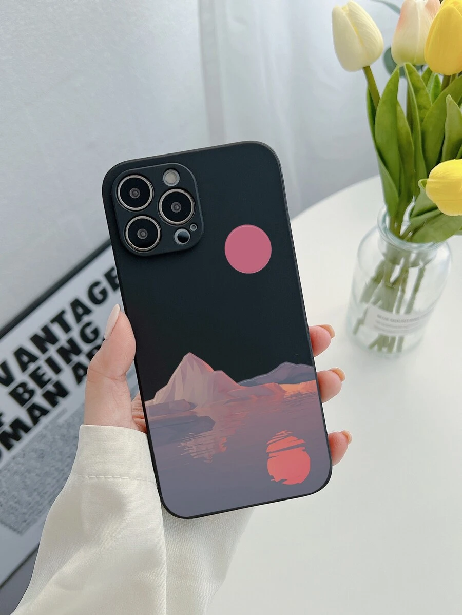 vỏ điện thoại hình hoàng hôn - Nhiều màu - Xem 1