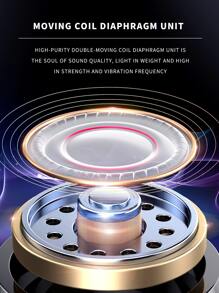 Plain Wired In-ear Headphone - Blue - View 6