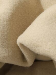 Manfinity Hypemode 寬鬆男士熊印花保暖套頭衫 - 杏色 - 查看 5