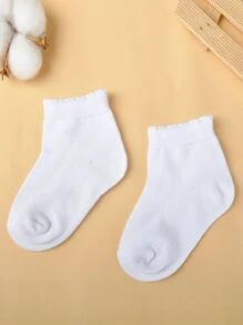 5雙女童白襪 - 白色 - 查看 2