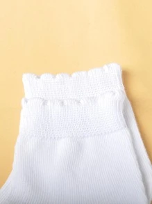 5雙女童白襪 - 白色 - 查看 3