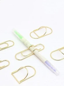 2pcs (1 Of Each) Portable Pen Clip Bill Clip