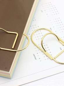 2pcs (1 Of Each) Portable Pen Clip Bill Clip
