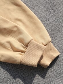 SHEIN Tween Girl Super Crop Hoodie & Bear Print Cami Dress