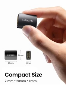 UGREEN Coupler, HDMI-Compatible, 4K 60hz HDMI-Compatible Adapter Female To Female HDMI-Compatible Connector Support 3D 4K 1080P HDMI-Compatible Extender For HDTV Roku TV Stick Chromecast - Black - View 5