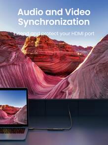 UGREEN Coupler, HDMI-Compatible, 4K 60hz HDMI-Compatible Adapter Female To Female HDMI-Compatible Connector Support 3D 4K 1080P HDMI-Compatible Extender For HDTV Roku TV Stick Chromecast - Black - View 7