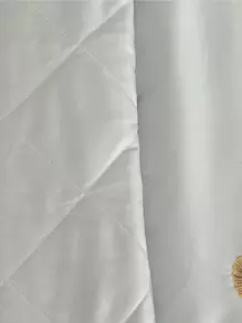 Leaf Embroidery Bedspread