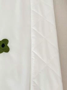 Khăn trải giường chần hoa - trắng - Xem 4