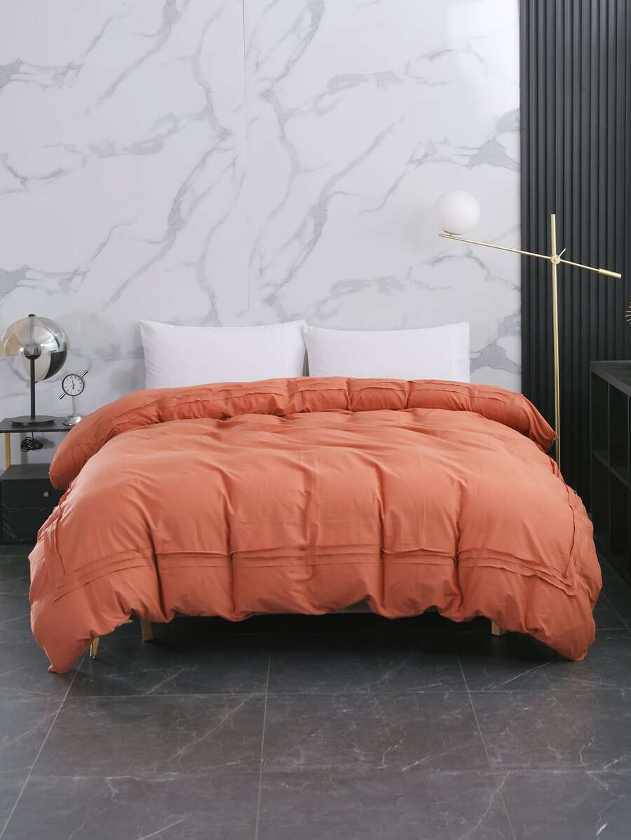 素色被套不附帶內芯 - 橘色 - 查看 1