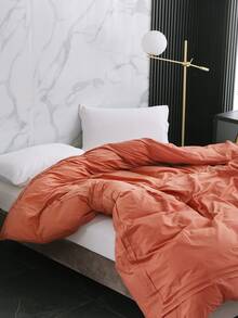 素色被套不附帶內芯 - 橘色 - 查看 6