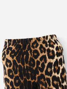 SHEIN Baby Leopard Print Leggings - Multicolor - View 3