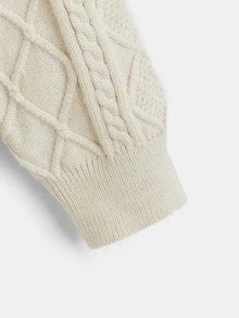 SHEIN 小男童撞色高領套頭毛衣 - 彩色 - 查看 4