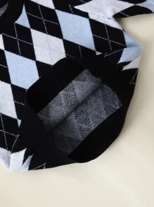 Bebé Jersey con patrón de rombo - Multicolor - Ver 5