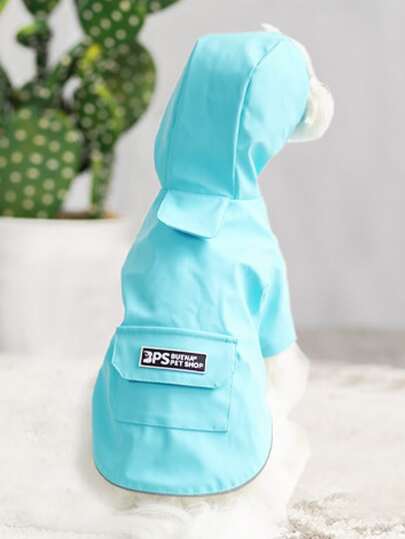 Áo mưa có mũ màu kẹo ngọt - Gam màu Dopamine làm bừng sáng những ngày mưa, trang phục cần thiết cho thú cưng trong ngày mưa.