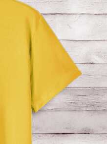 Manfinity Dauomo Men Solid Round Neck Tee