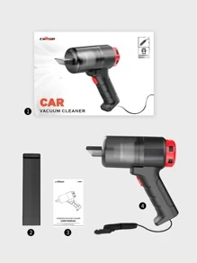 1入組便攜車吸塵器 - 黑色 - 查看 3