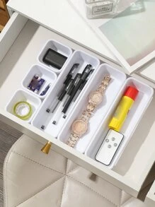 8入組抽屜收納盒 - 白色 - 查看 2