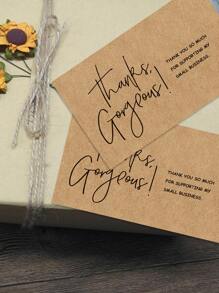 Thẻ gói quà tặng đồ họa 30 cái - Nhiều màu - Xem 1