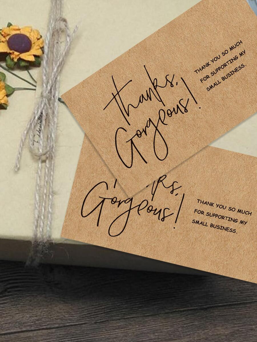 Thẻ gói quà tặng đồ họa 30 cái - Nhiều màu - Xem 1