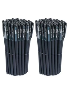 6pcs Minimalist Gel Pen - Black - View 5