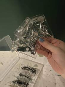 50pcs/100pcs 透明 PVC 自封袋