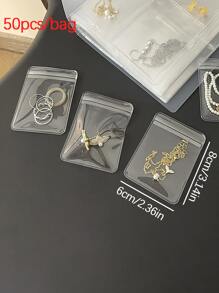 50pcs/100pcs 透明 PVC 自封袋