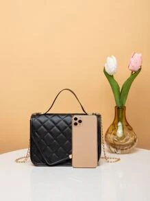 迷你时尚女士手提包翻盖链条单肩包斜挎包