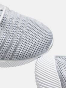 CUCCOO BASICS 女士鞋罗纹系带宽版舒适灰色跑步鞋度假鞋夏季运动鞋休闲鞋运动鞋