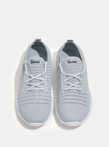 CUCCOO BASICS 女士鞋罗纹系带宽版舒适灰色跑步鞋度假鞋夏季运动鞋休闲鞋运动鞋