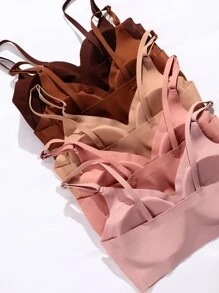 5pack No Show Bralet Set - Multicolor - View 5