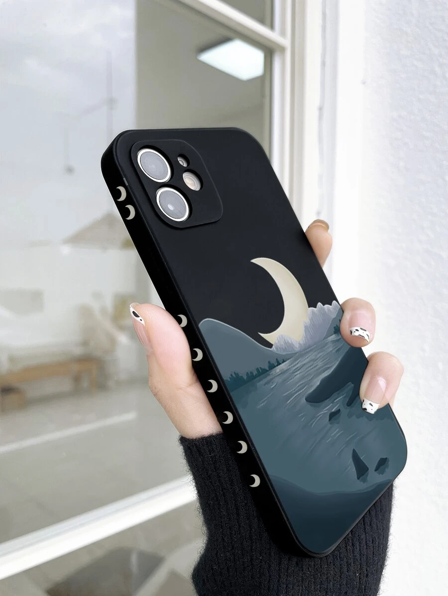 山水圖案手機殼 - 彩色 - 查看 1