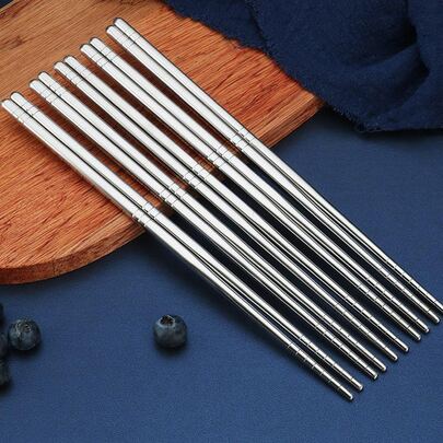 Đũa thép không gỉ 4 cặp